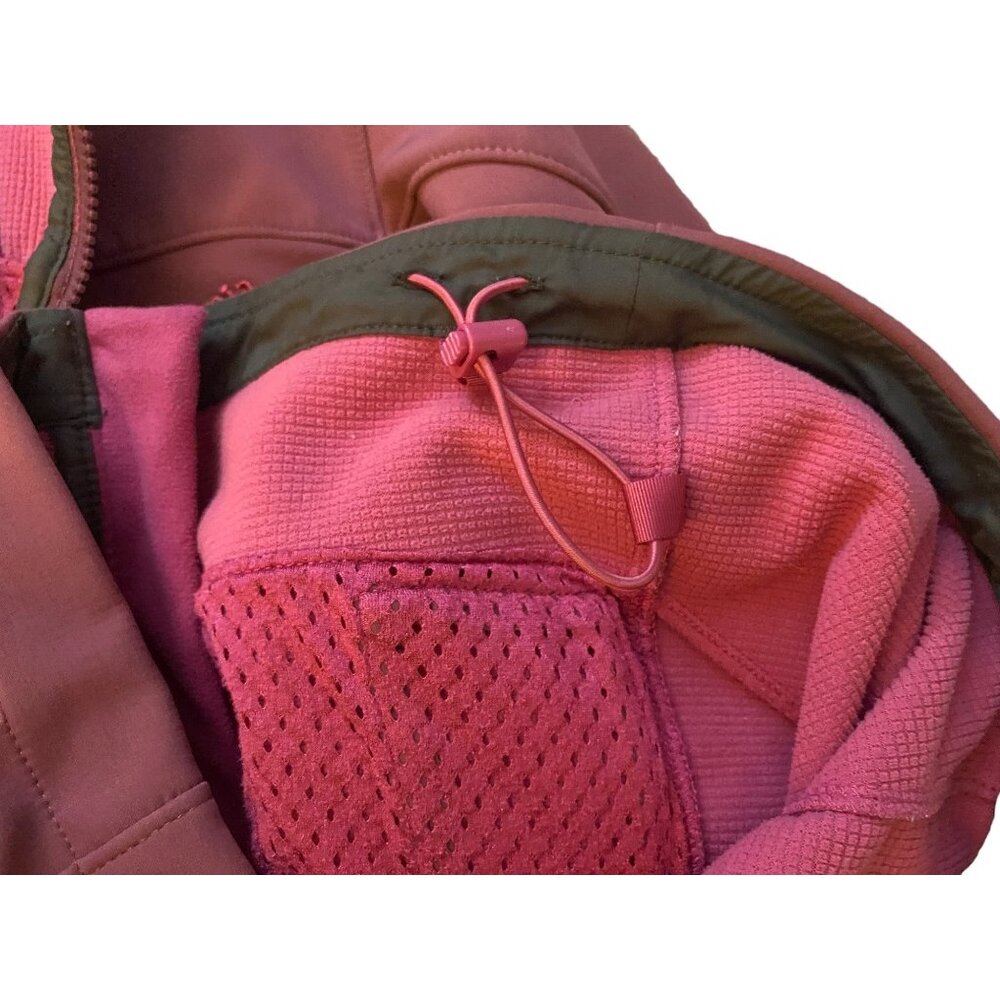 Patagonia Womens Mauve Soft Shell Jacket Full Zip Polartec Pink Size XS - Picture 7 of 8